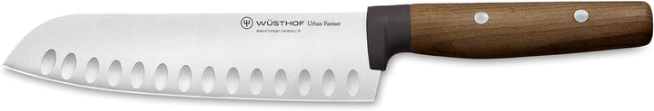 WÜSTHOF Urban Farmer Santoku 17 cm, Schwarz,silber,braun 17 cm Santoku Single