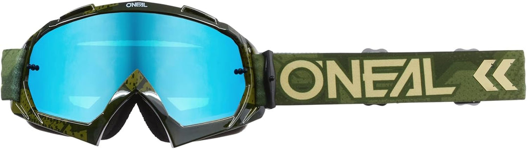 O'NEAL Oneal B-10 Twoface Motocross Brille Einheitsgrösse Dunkelgrün, Einheitsgrösse Dunkelgrün