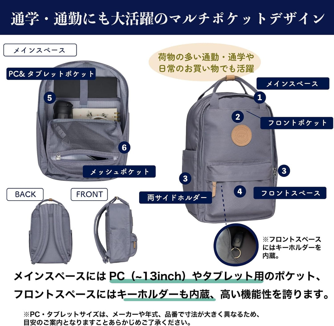 BECKMANN City Light Backpack 20L Green