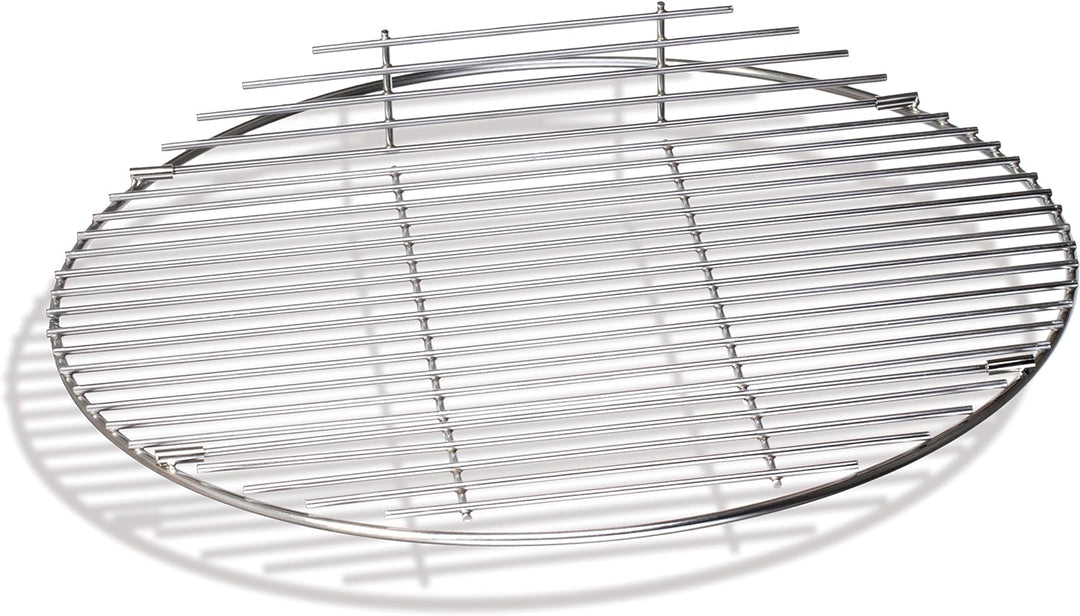 Grillrost Edelstahl Rostauflage klappbar Rostfrei von Brandsseller Rund Ø 54,5 cm für Weber 57 cm ge