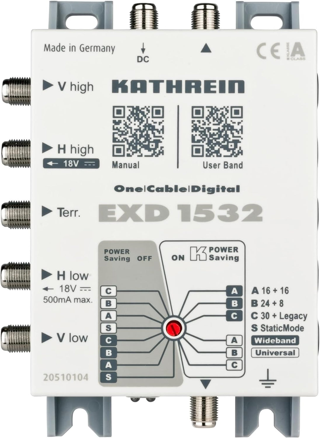 Kathrein EXD 1532 Einkabel-Multischalter Multischalter EXD 1532, Multischalter EXD 1532