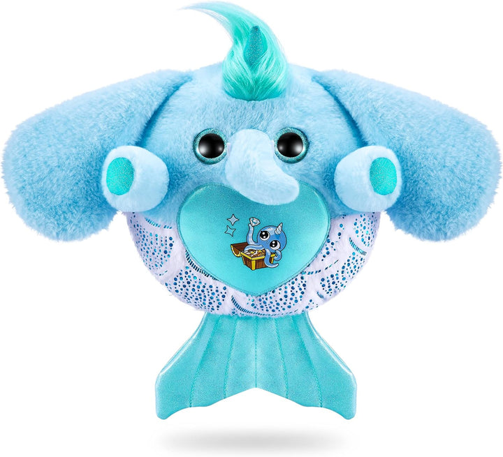 Rainbocorns Mermaidcorn Surprise Serie 7, Shelly Elefant, von ZURU, 28 cm Plüschtier, Meerjungfrau S