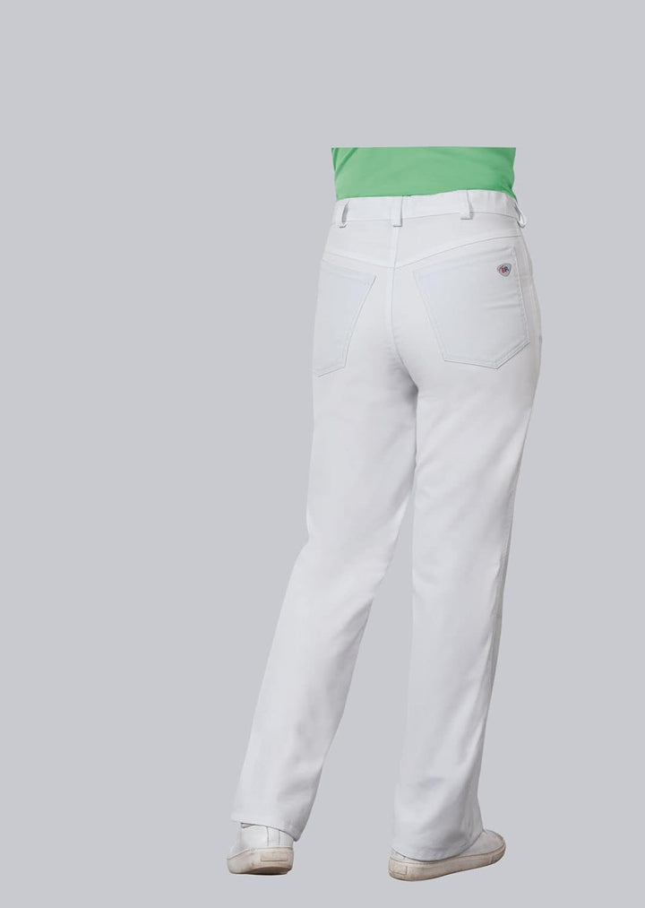 BP 1643-686-21-2XLl Unisex-Hose, Jeans-Stil mit verstellbarem Gummizug hinten, 230,00 g/m² Stoffmisc