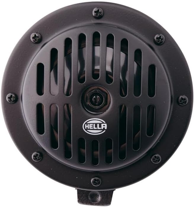 HELLA Horn - HEAVY DUTY HORN DL50 SET - 12V - 114dB(A) - Frequenzbereich: 310/380Hz - Tiefton/Hochto