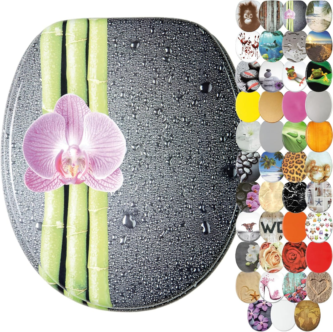 Sanilo WC Sitz, viele schöne Toilettendeckel zur Auswahl, hochwertige und stabile Qualität aus Holz