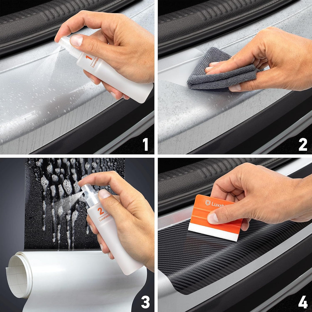 Luxshield Ladekantenschutz Folie für BMW X1 3 (III) U11 I 2022-2024 - Stossstangenschutz, Kratzschut