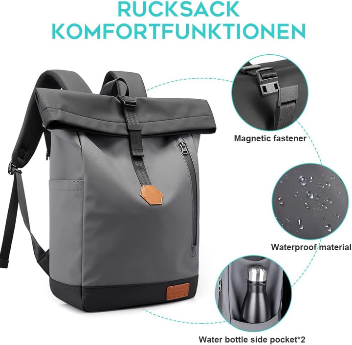 BANGE Grosse Kapazität Casual Rucksack Laptop Rucksack Quadratische Reiten Wasserdichte Männer Rucks