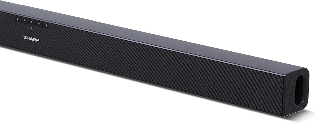 SHARP HTSB140MT 2.0 Soundbar 150W (USB, Bluetooth, HDMI, Optisch, AUX-In (3,5mm), Breite: 95cm), Sli