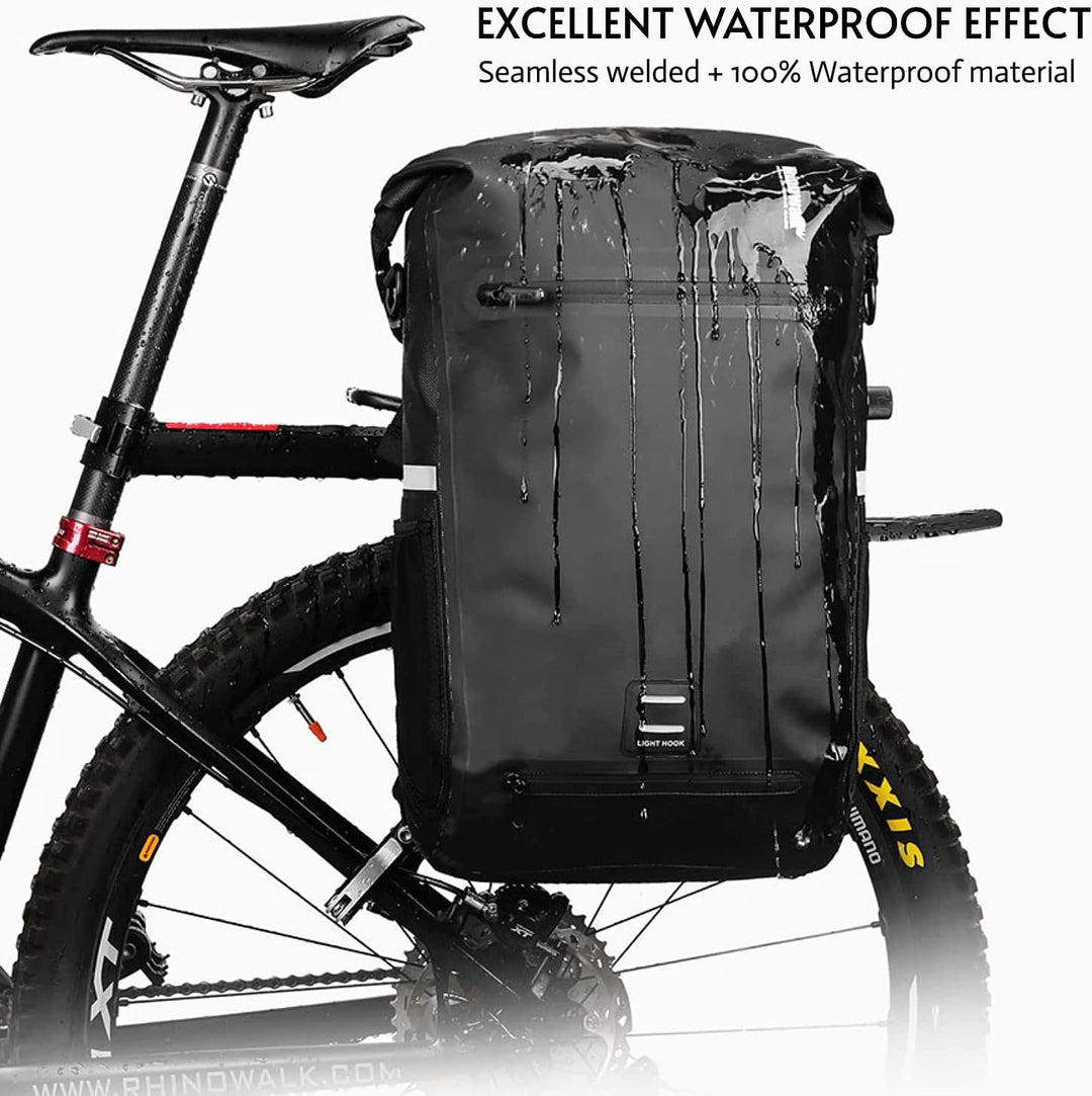 BAIGIO 3-in-1 Multifunktional Fahrradtasche für Gepäckträger Wasserdicht Gepäckträgertasche Fahrrad