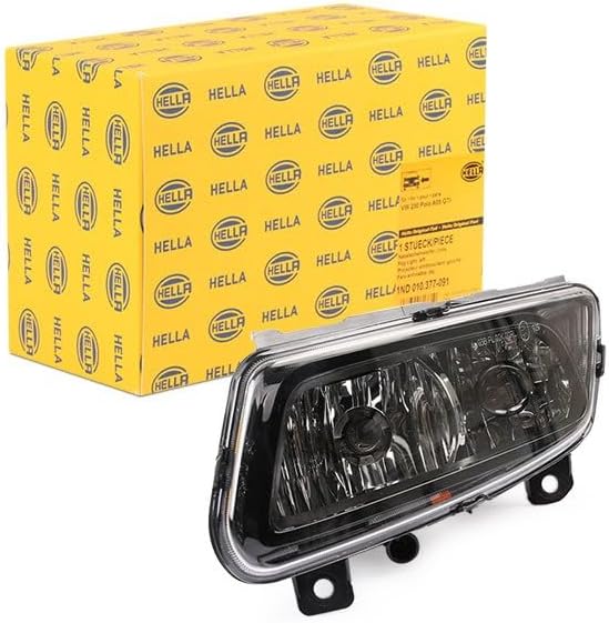 HELLA 1ND 010 377-071 FF-Nebelscheinwerfer - links - für u.a. VW Polo (6R1, 6C1) - BlueGT, GTI, R-Li