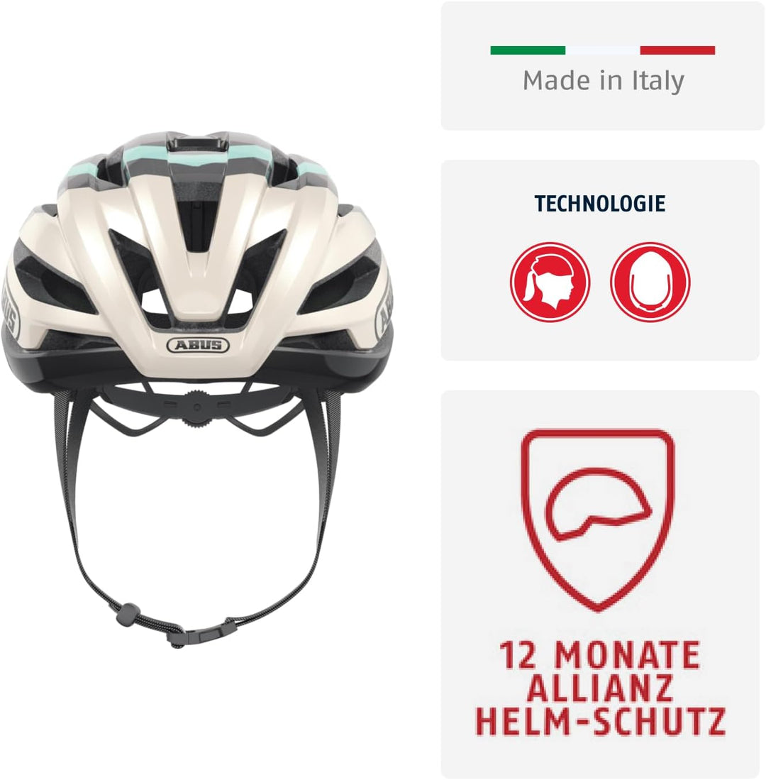 ABUS Rennradhelm StormChaser - Leichter und komfortabler Fahrradhelm für professionellen Radsport fü