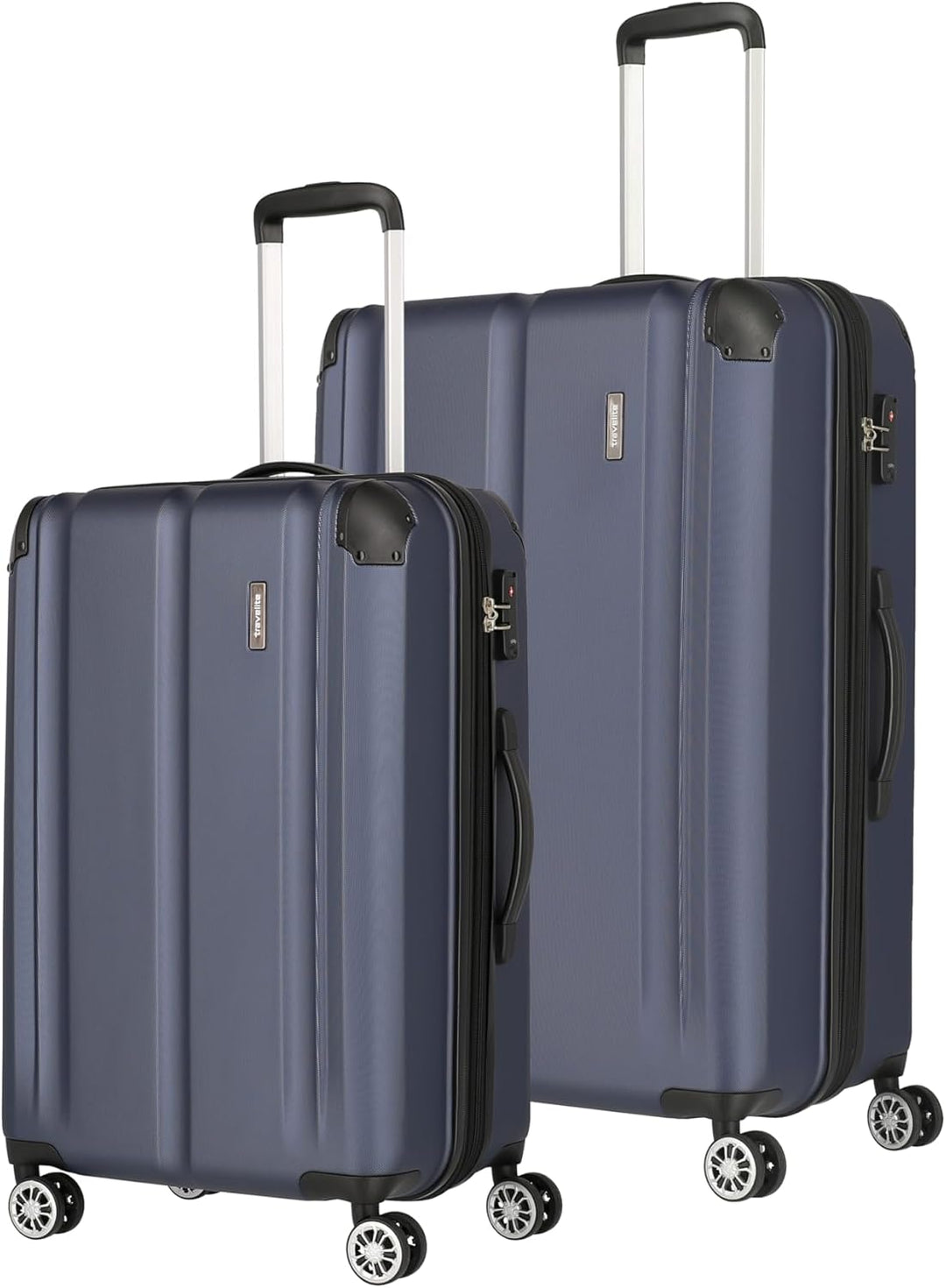 Travelite City 4-Rollen Kofferset 2tlg. Marine Einheitsgrösse