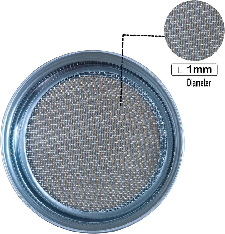 Deefongo 1000 ml Sprossen-Set, 4er Sprouting jar Glas,Keimglas-Set, WeithalsglÀser mit abgeschirmten