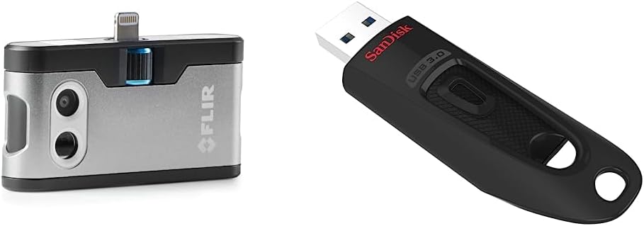 FLIR ONE Gen 3 (Android – USB-C) & SanDisk Ultra USB 3.0 Flash-Laufwerk 128 GB (SanDisk SecureAccess