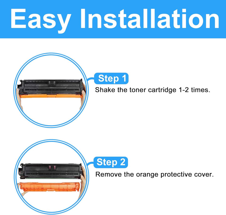 LCL Remanufactured Tonerkartusche 307A CE742A (1 Gelb) Ersatz für HP Color Laserjet CP5225 CP5225n C
