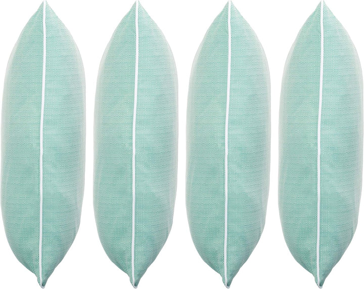 Brandsseller Outdoor Garten Kissen Dekokissen Leinenoptik strukturiert Schmutz- und Wasserabweisend