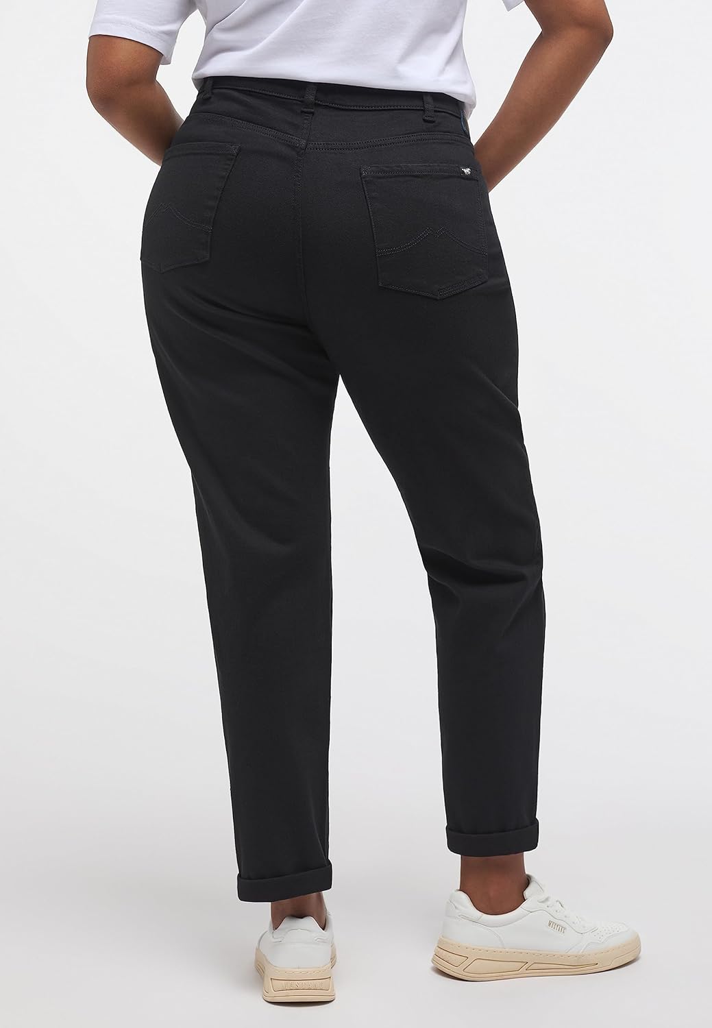 MUSTANG Damen Slim Fit Fit Crosby Relaxed Slim 27 Slim Lang Schwarz, 27 Slim Lang Schwarz