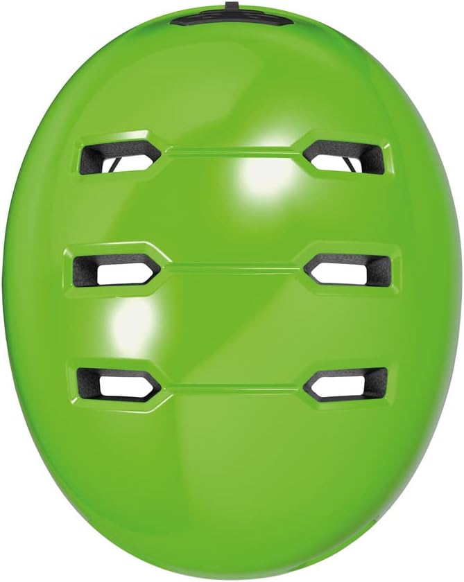 ABUS Kinderhelm Skurb Kid - robuster Fahrradhelm im Skater-Look mit Platz für einen Zopf und vielfäl