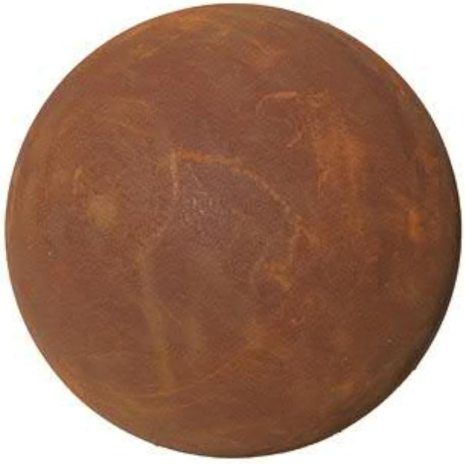 Schlichte & Rostige Gartenkugel - Grosse Dekokugel - Ø 50cm - Wetterfest & Frostsicher - Metall/Edel