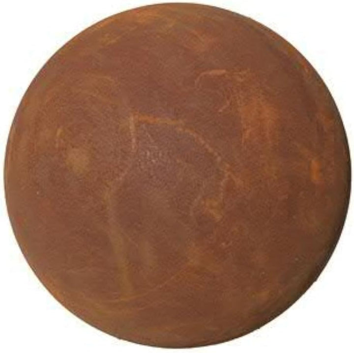 Schlichte & Rostige Gartenkugel - Grosse Dekokugel - Ø 50cm - Wetterfest & Frostsicher - Metall/Edel