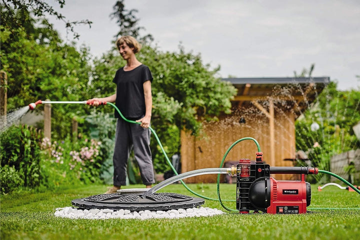 Einhell Gartenpumpe GE-GP 1145 ECO (1.100 W, 4500 L/h max. Förrdermenge, Wasserfüll-/Schmutz-/Saugan
