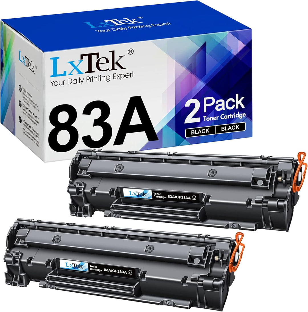 LxTek 83A Toner Kompatibel für HP 83A CF283A für HP Laserjet Pro MFP M125nw M127fw M127fn M225dw M12