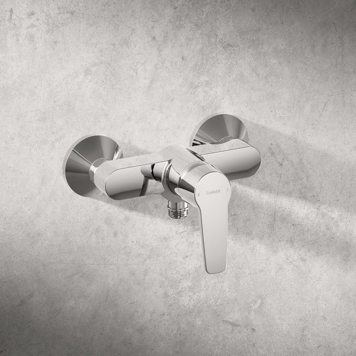 Hansa 51450163 Badewanne/Brause Mischbatterie für Wandaufbau HANSAPINTO | Armaturenkörper aus entzin