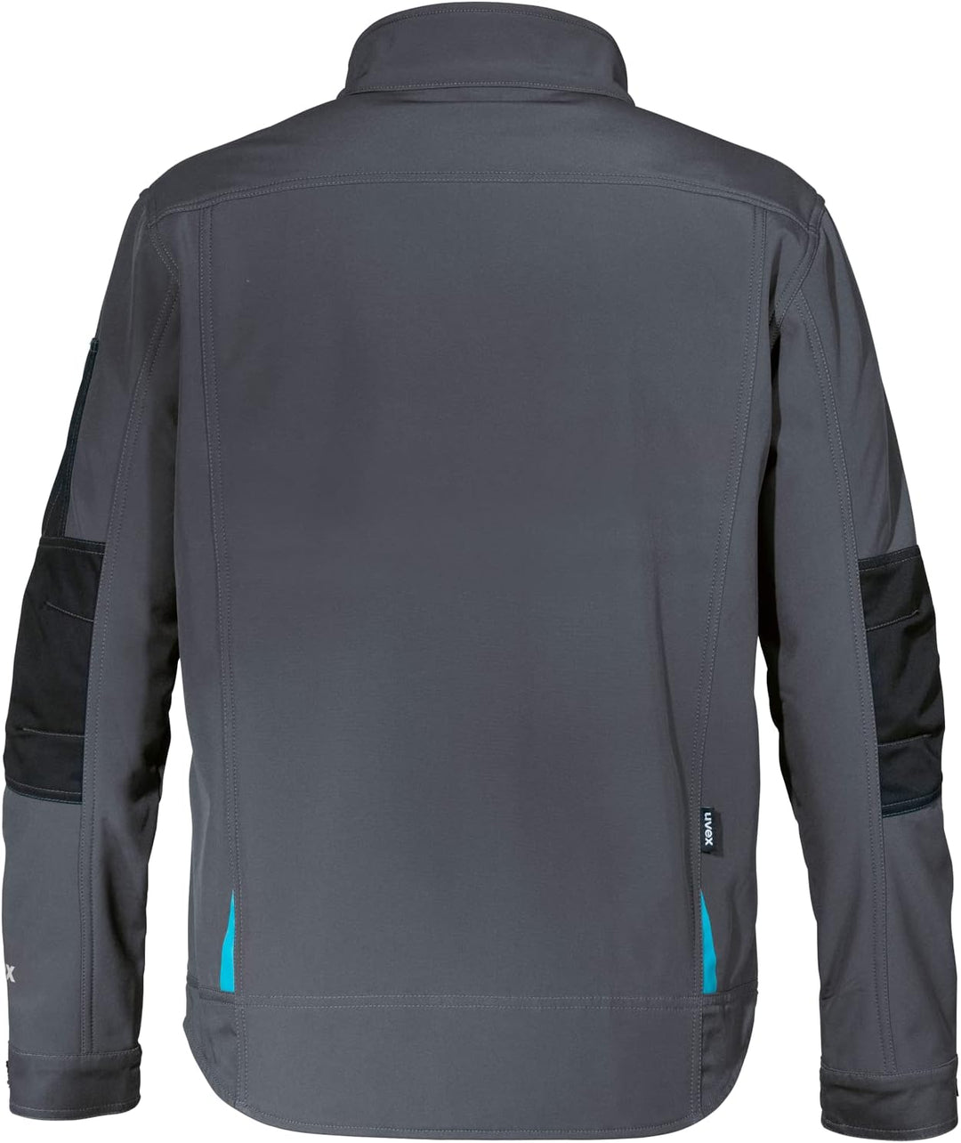 Uvex Tune-up Softshell-Arbeitsjacke für Herren - atmungsaktiv & wasserabweisend S Grau, S Grau
