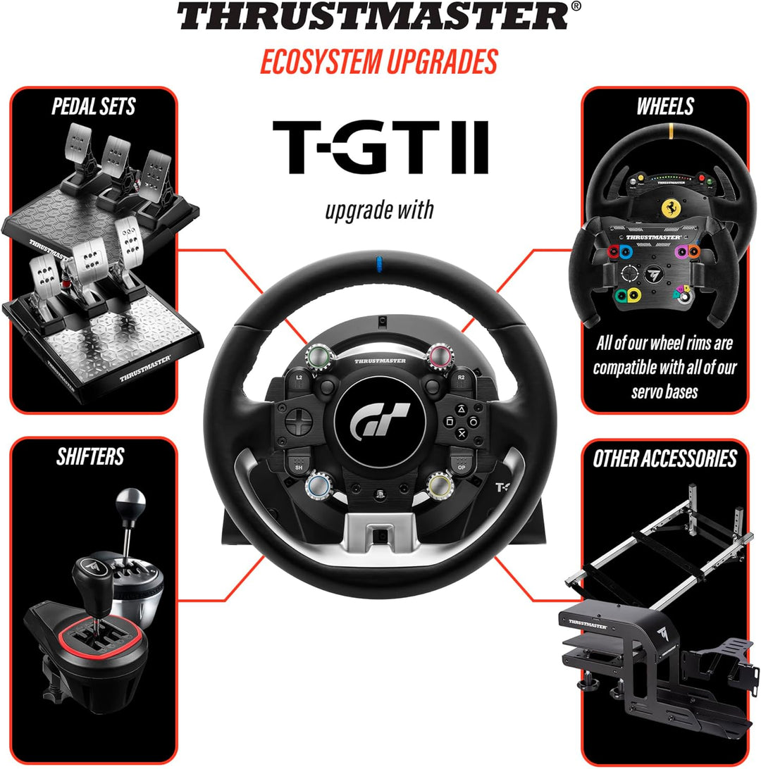 Thrustmaster T-GT II Racing Wheel - Offiziell PlayStation 5 und Gran Turismo lizenziert - PS5 / PS4