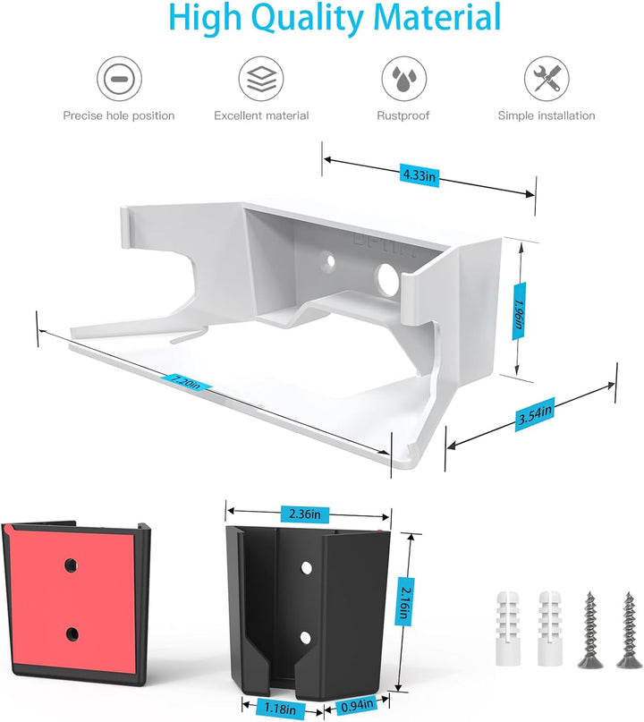 HOLACA Router Bracket Wall Mount Holder Kit Compatible with StarLink Mesh Router V2 & Star Link Ethe