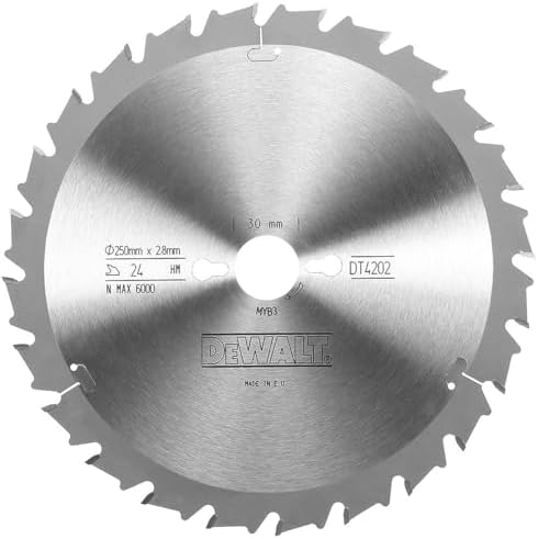DeWalt Extreme Kreissägeblatt (für Radialarmsägen, Sägeblatt-Ø 250, Bohrung 30 mm, Schnittbreite 2.8