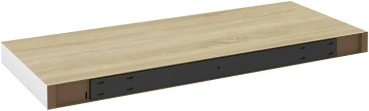 Schweberegal 60x23,5x3,8 cm Floating Wall Shelf HĂ€ngeregal Regale Wandregale Regalboden Regal Eiche