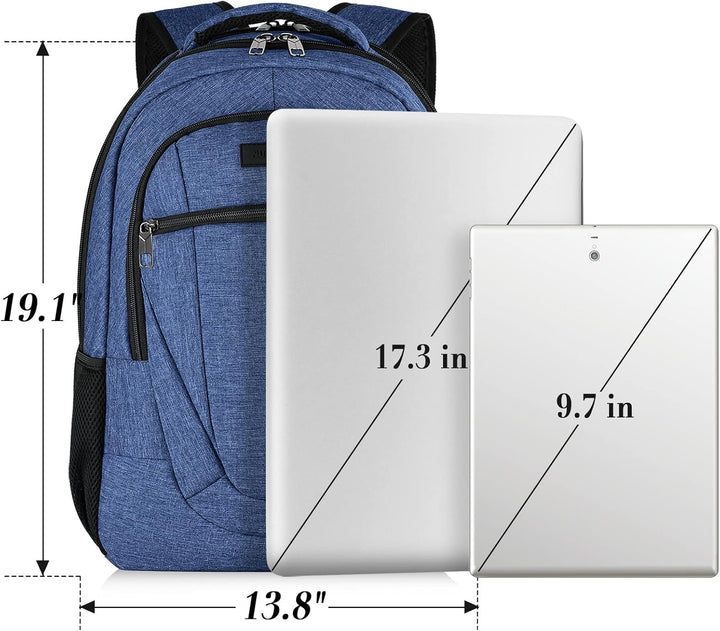 BIKROD Rucksack Herren und Damen, Schulrucksack Jungen Mädchen Teenager, Wasserdicht Rucksack | 17.3