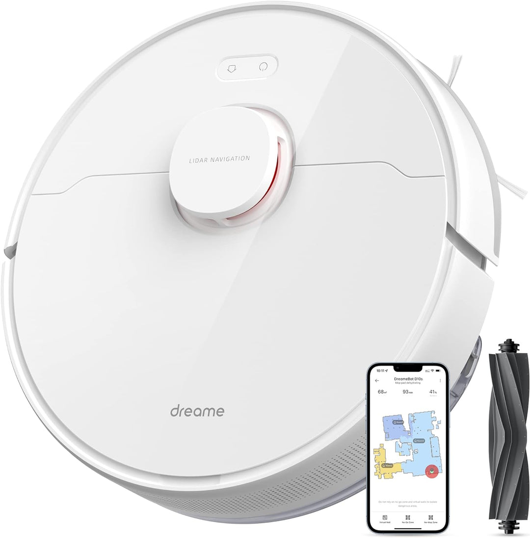 Dreame D10s Staubsauger-und Wischroboter mit LDS-Navigation, 5.000Pa Saugkraft,280 Minuten Laufzeit,