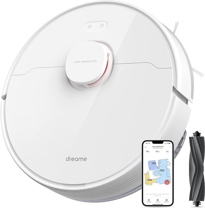 Dreame D10s Staubsauger-und Wischroboter mit LDS-Navigation, 5.000Pa Saugkraft,280 Minuten Laufzeit,