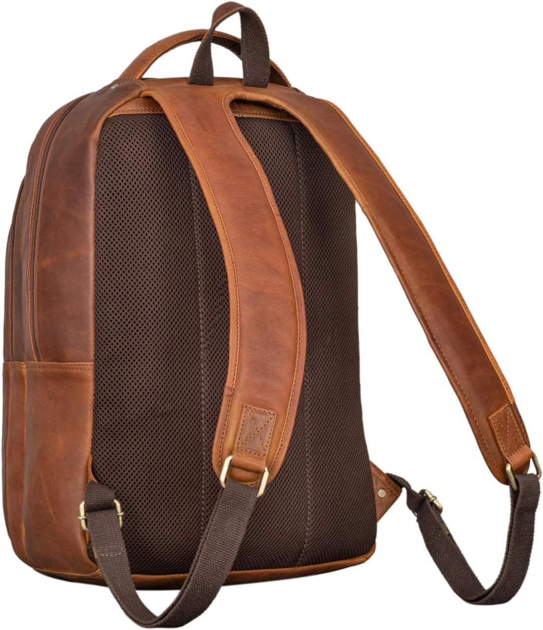 STILORD 'Keno' Leder Rucksack mit Laptopfach 15,6 Zoll Business Rucksack Herren und Damen Bürorucksa