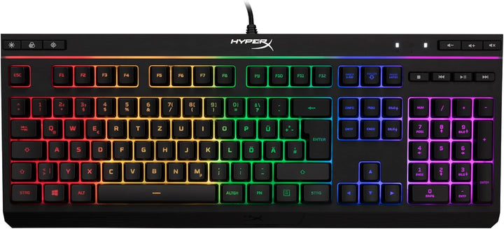 HyperX Alloy Core RGB – Membrane Gaming Tastatur (QWERTZ deutsches Layout) Schwarz Membrane Alloy Co