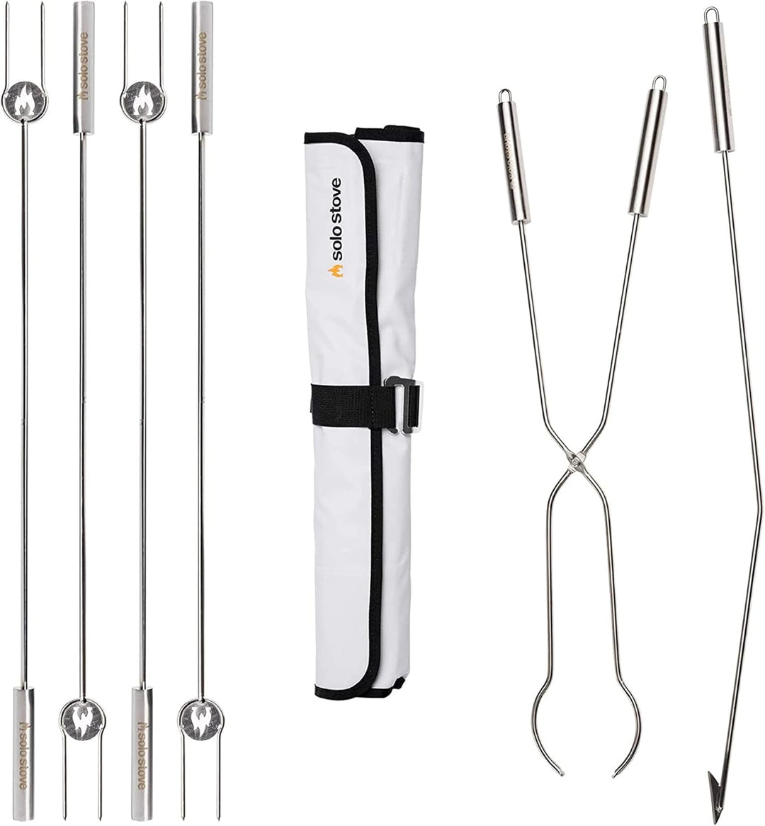 Solo Stove Grillspiesse und Werkzeug für Feuerschale | Accessoire Set für Feuerstelle und Lagerfeuer