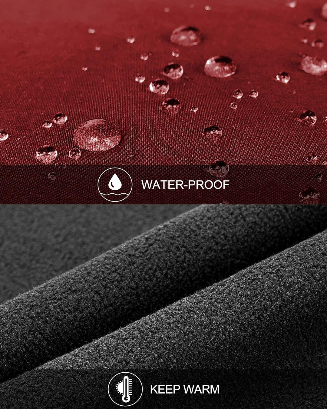 33,000ft Weste Herren Outdoor Wasserdichte Softshell Ärmellose Jacke Bodywarmer Fleece Weste Full Zi