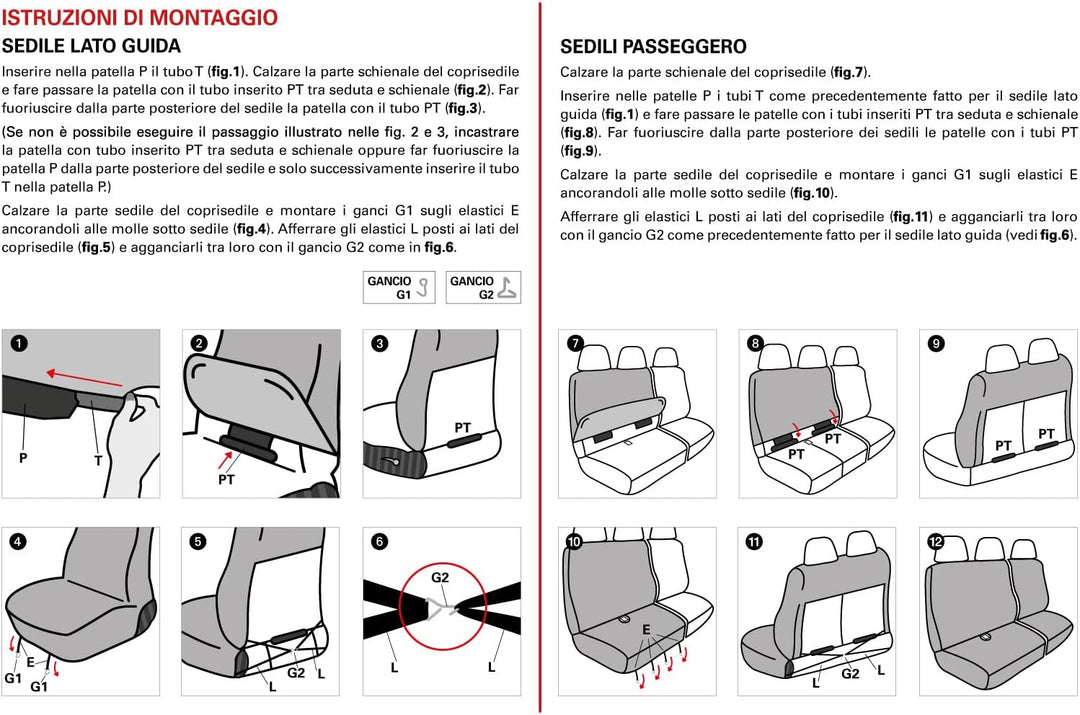 CORA Graffiti-Antracite 001702391 Sitzbezüge für Transporter anthrazit, anthrazit