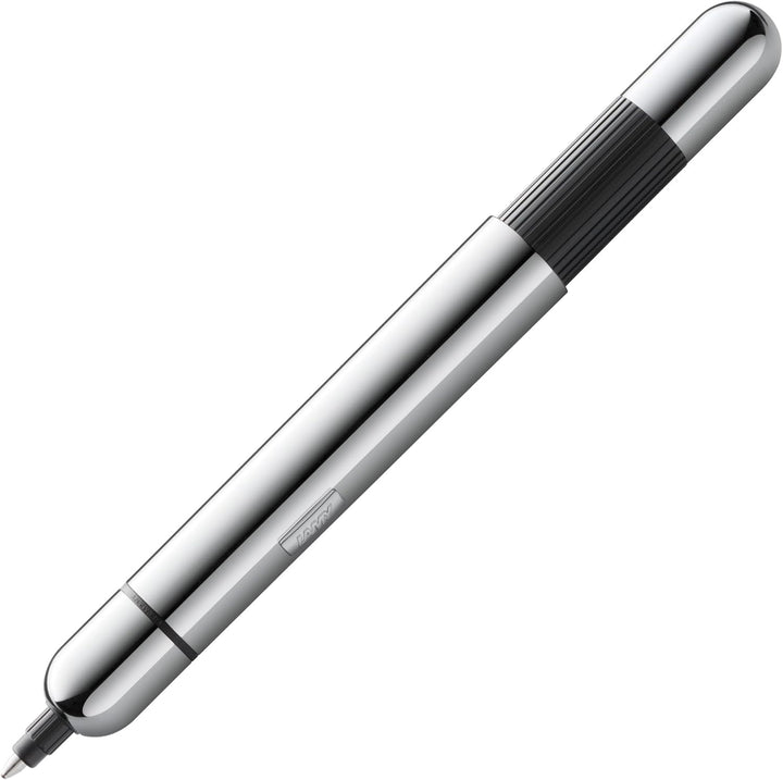 LAMY pico kleiner Taschen-Kugelschreiber 289 aus Metall im Lack-Finish in der Farbe chrome mit Druck