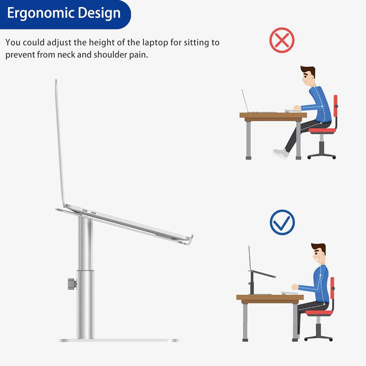 BESIGN LSX6N Laptop ständer, Verstellbarer ergonomischer Notebook-Ständer, Laptop ständer kompatibel
