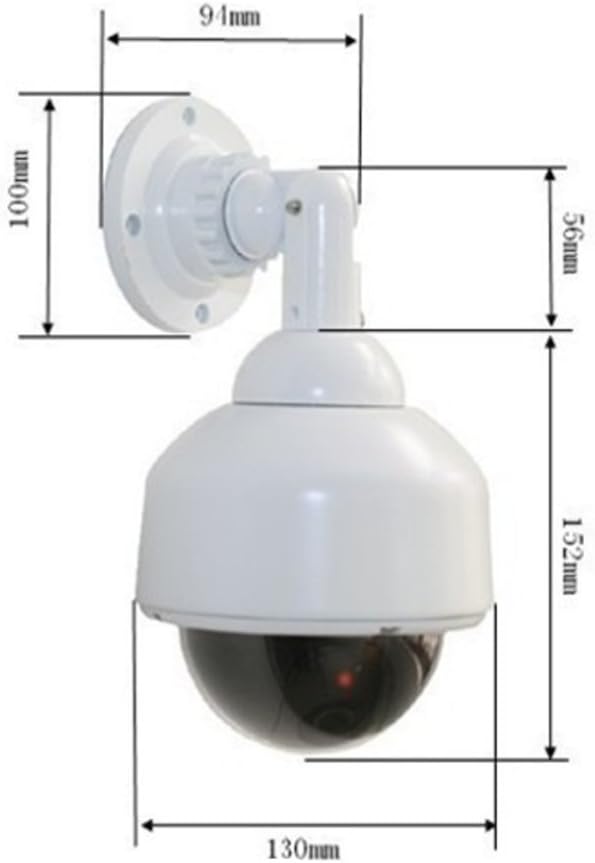 ELEAR™ 2 X Innen draussen Dummy Fake LED blinkt Überwachungskamera CCTV Überwachung Nachahmung Secur