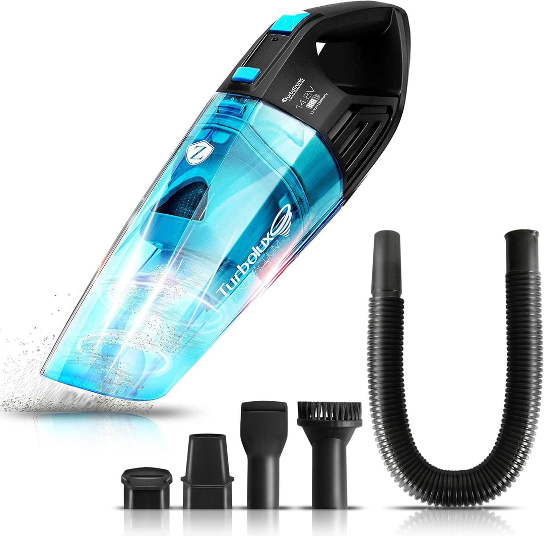 TurboTronic - Zyklon Akku Handstaubsauger, Staubsauger mit 14,8V LI-IONEN Power, starke Saugkraft (4