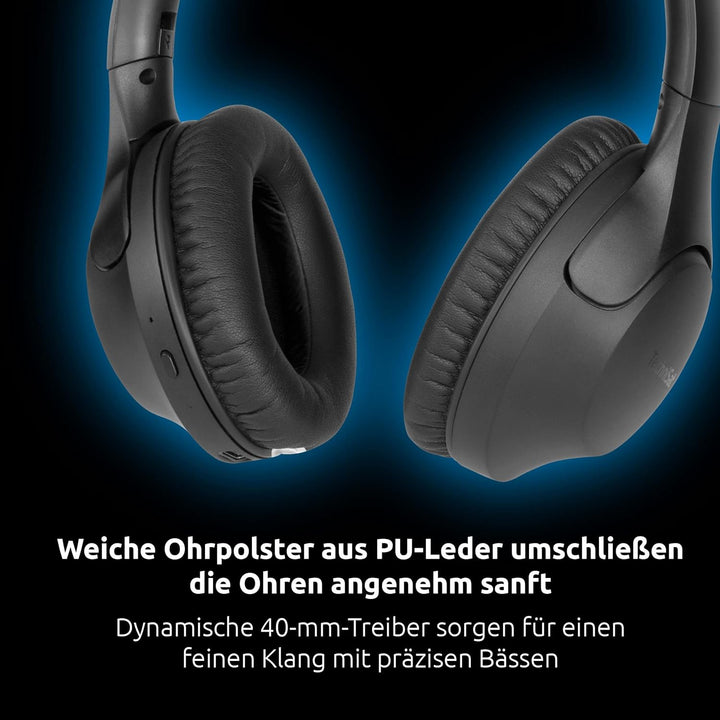 TechniSat STEREOMAN 3 BT – kabelloser Bluetooth-Kopfhörer (Bluetooth, Bass Boost, integrierter Akku,