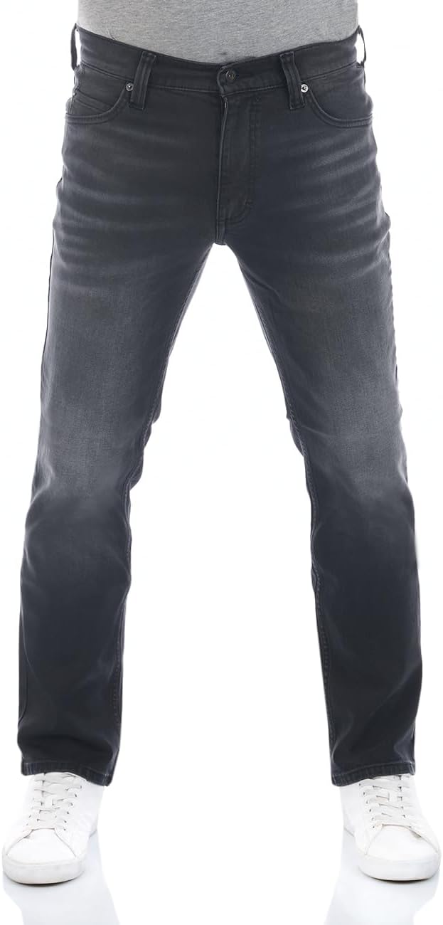 MUSTANG Herren Jeans Tramper Straight Fit Jeanshose Hose Denim Stretch Baumwolle Blau Schwarz w30 w3