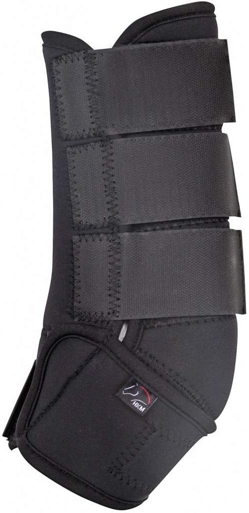 HKM Neoprengamaschen - Colour - Schwarz/Schwarz S, Schwarz/Schwarz S