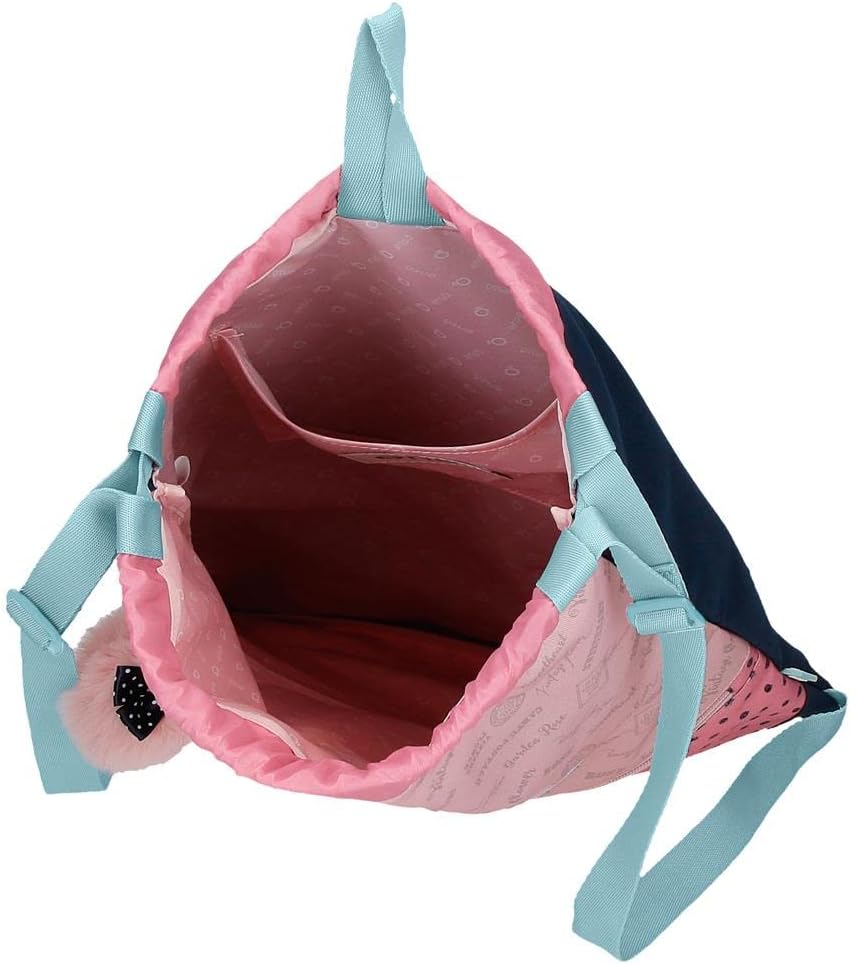 Enso Bonjour Rucksacktasche mit Reissverschluss Pink 35x46 cm Polyester Mochila Saco Con Cremallera