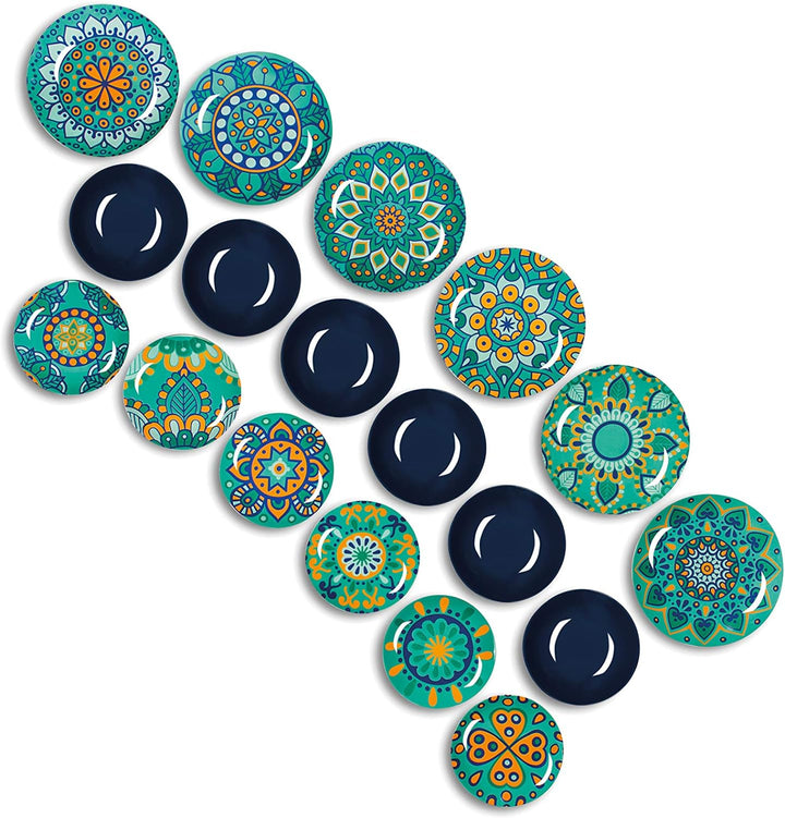 Excelsa Mandala Mediterraneo Tafelservice, 18-teilig, Porzellan, mehrfarbig