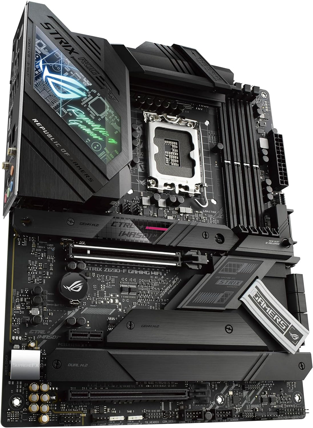 ASUS ROG Strix Z690-F Gaming WiFi Mainboard Sockel Intel LGA 1700 (Intel Z690, ATX, 4x M.2, PCIe 5.0